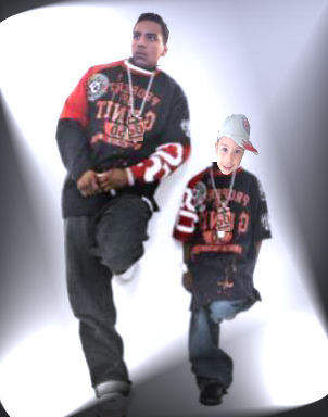 c moi ( the badr) et mon petit frere amine